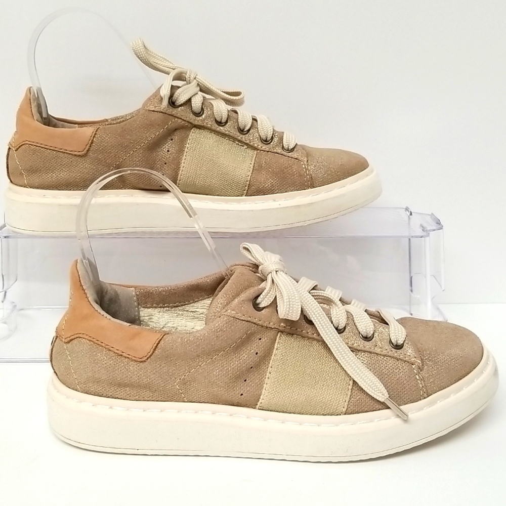 Otot Normcore Shoes sz 8m Gold GUC - Picture 2 of 8